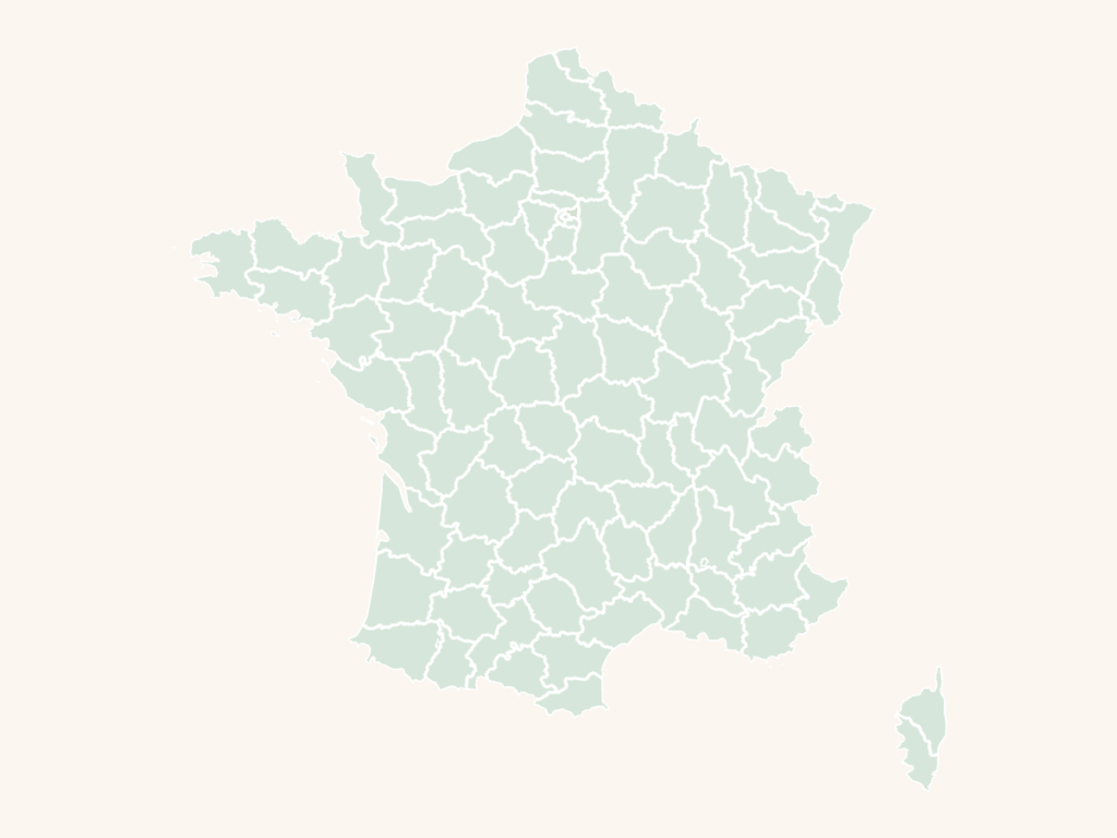 Carte urbex de la Seine-Saint-Denis : le département en orange sur la carte de France
